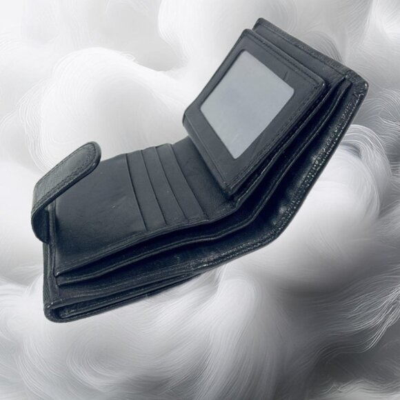 Coach Soho Pleated Signature “C” Black Jacquard Bifold Envelope Wallet - Picture 6 of 6